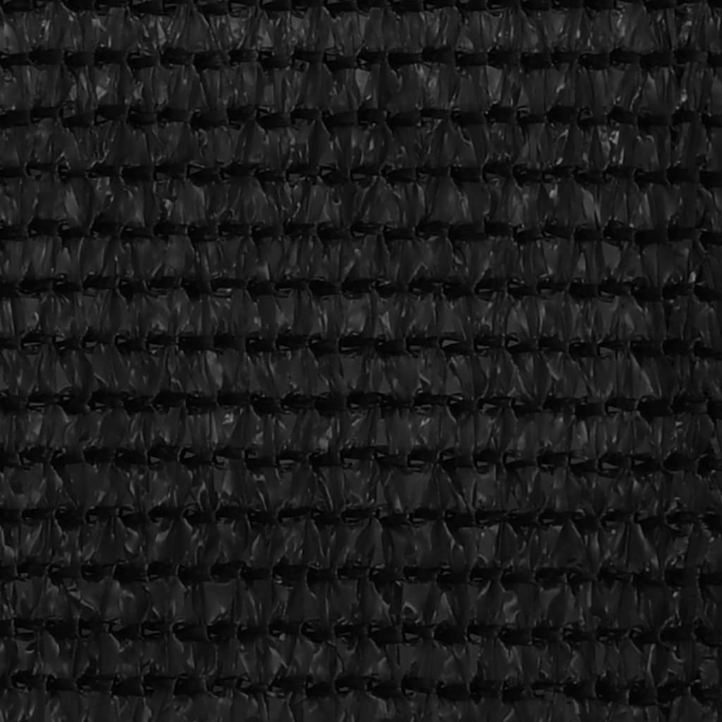 vidaXL Balcony Screen Black 120x600 cm HDPE