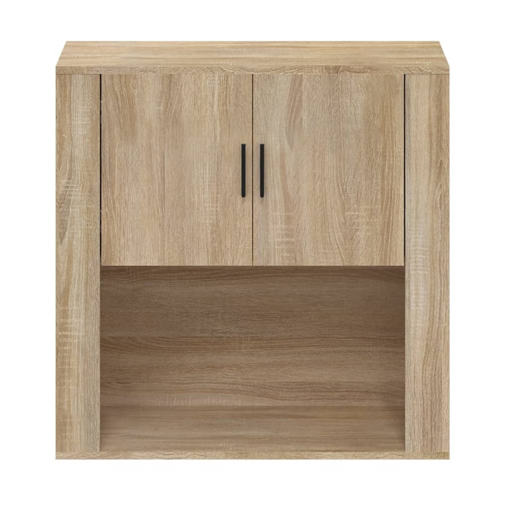 vidaXL Wall Cabinet Sonoma Oak 80x33x80 cm Engineered Wood