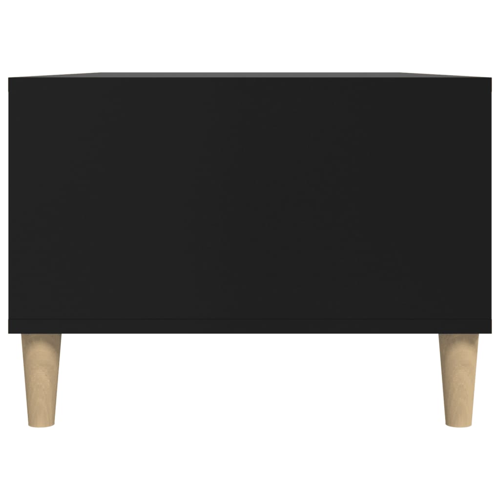 vidaXL Coffee Table Black 90x50x36,5 cm Engineered Wood