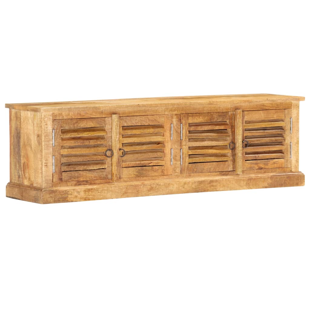 vidaXL Storage Bench 128 cm Solid Mango Wood