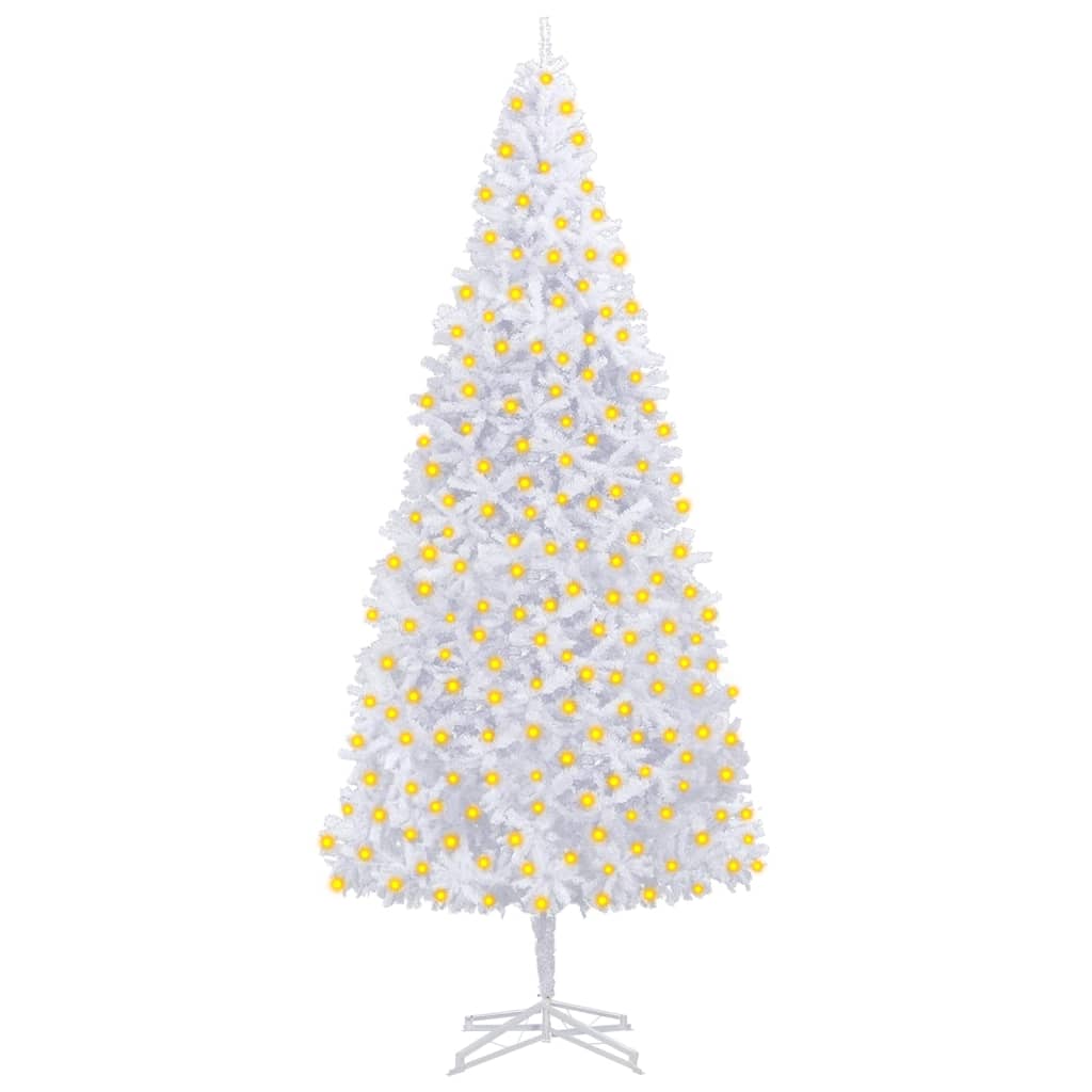 vidaXL Artificial Pre-lit Christmas Tree 400 cm White