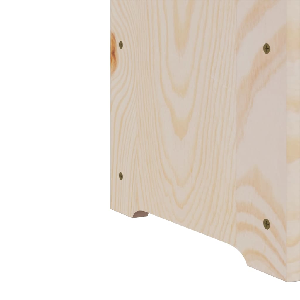 vidaXL Wine Rack 33x25x37 cm Solid Wood Pine