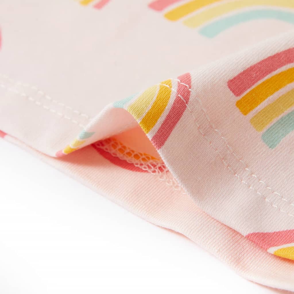 Kids' Pyjamas with Short Sleeves Soft Pink 92