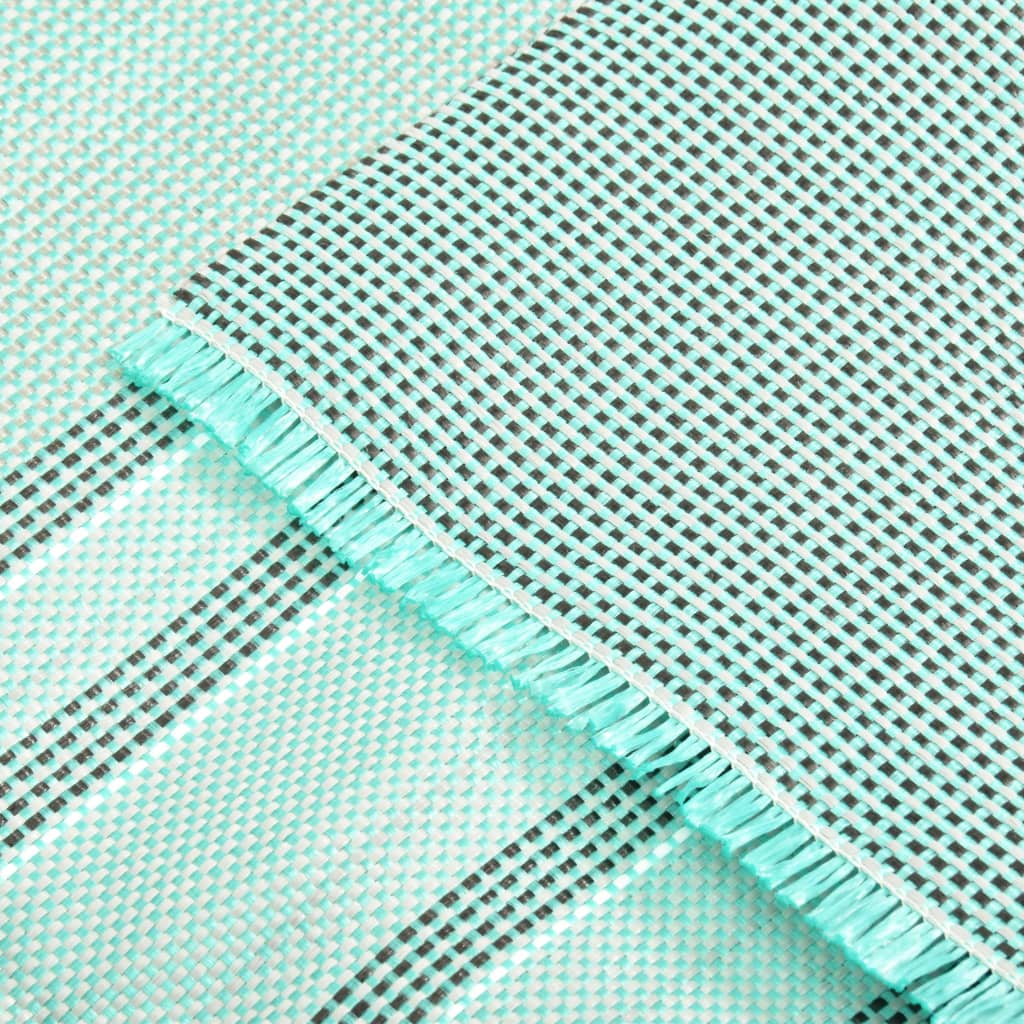vidaXL Tent Carpet 250x250 cm Green