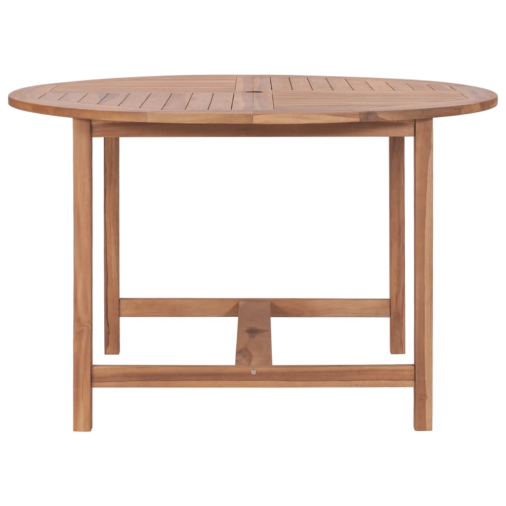 vidaXL Garden Table 120x76 cm Solid Teak Wood