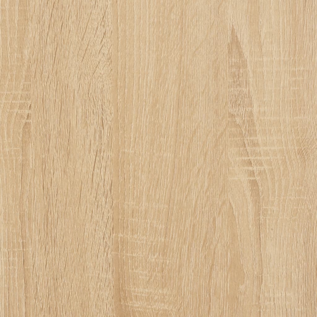 vidaXL Sideboard Sonoma Oak 91x28x75 cm Engineered Wood