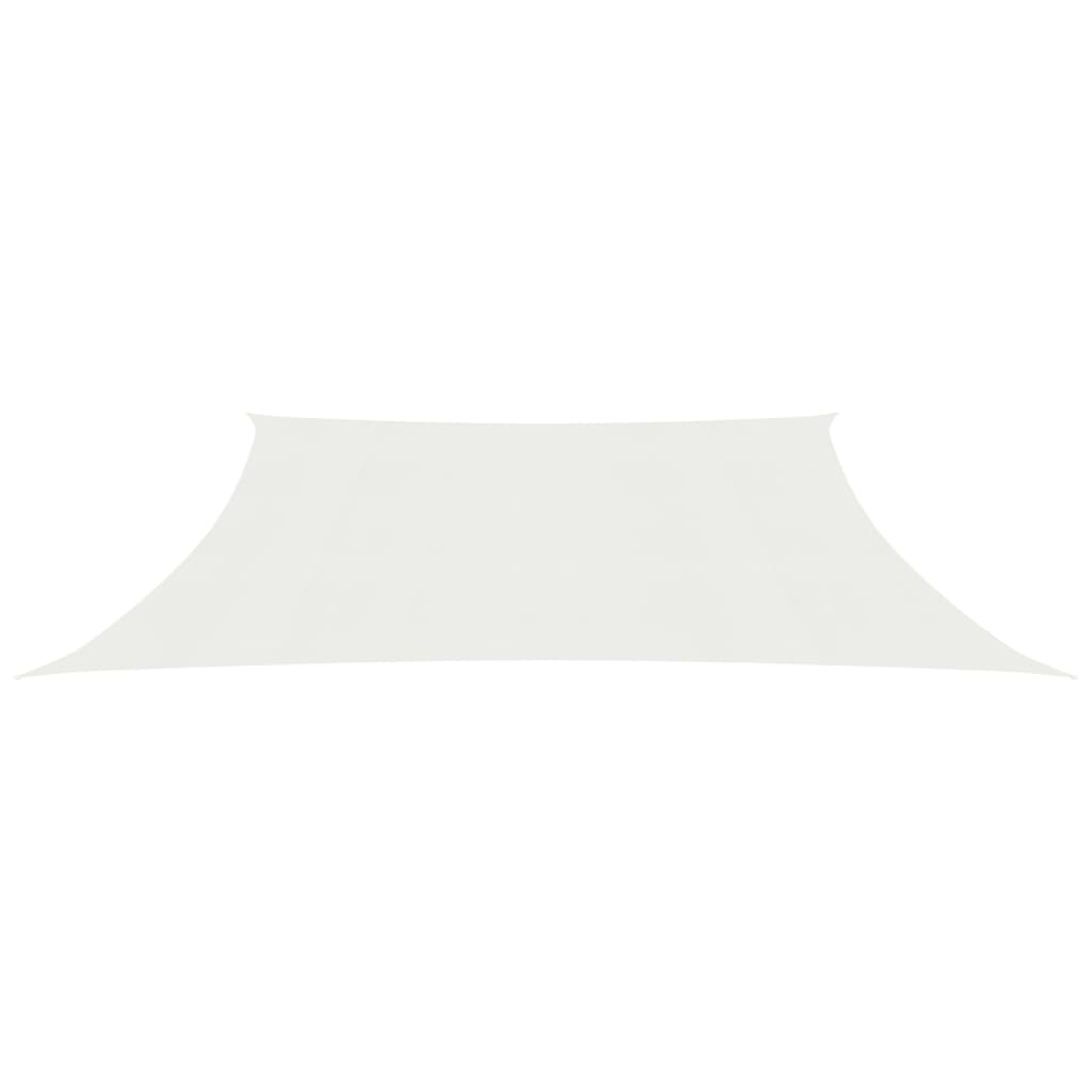 vidaXL Sunshade Sail 160 g/m² White 4/5x3 m HDPE