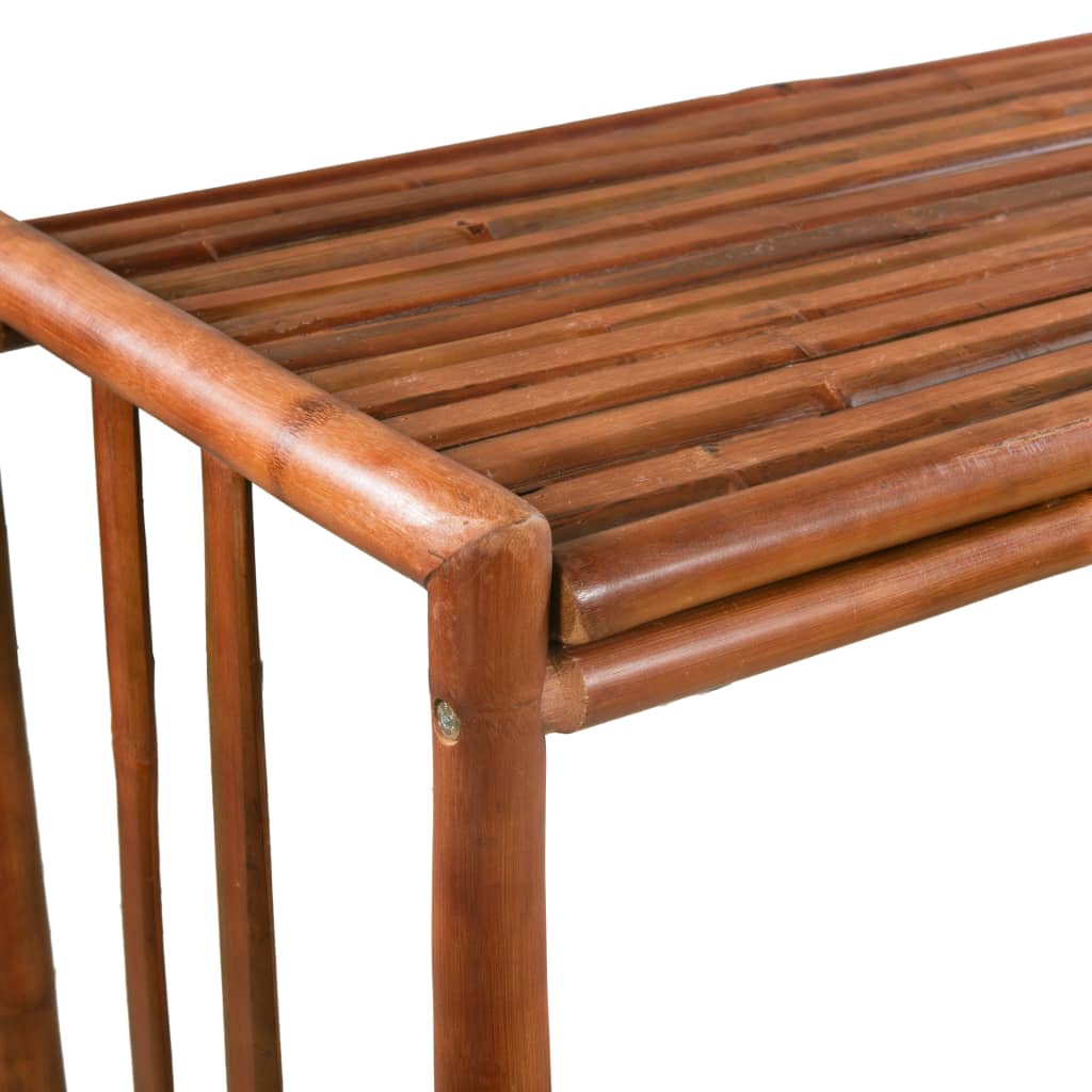 vidaXL Bar Table Bamboo 100x45x100 cm Brown