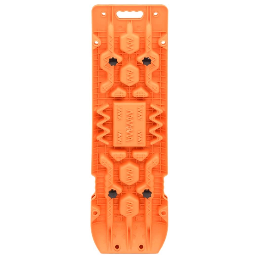 vidaXL Traction Boards 2 pcs Orange 107x31x7 cm Nylon