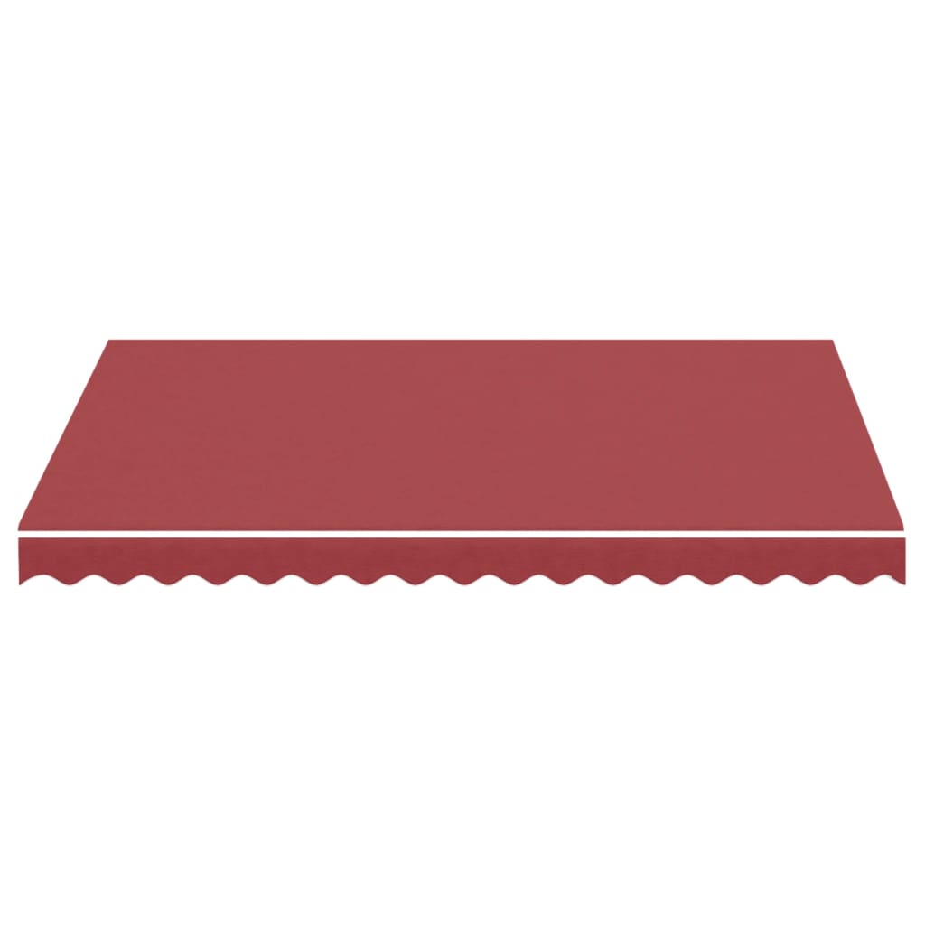 vidaXL Replacement Fabric for Awning Burgundy Red 3x2.5 m
