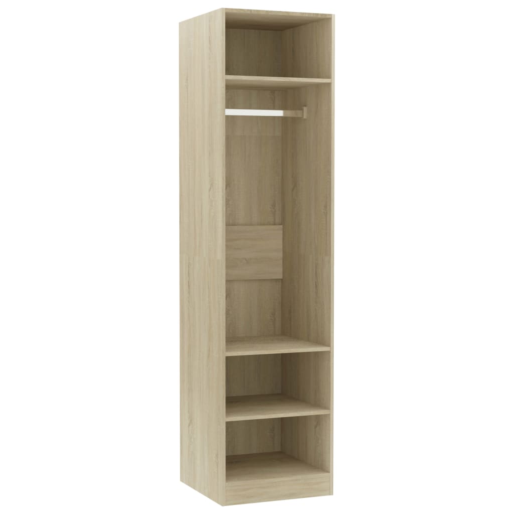 vidaXL Wardrobe Sonoma Oak 50x50x200 cm Engineered Wood