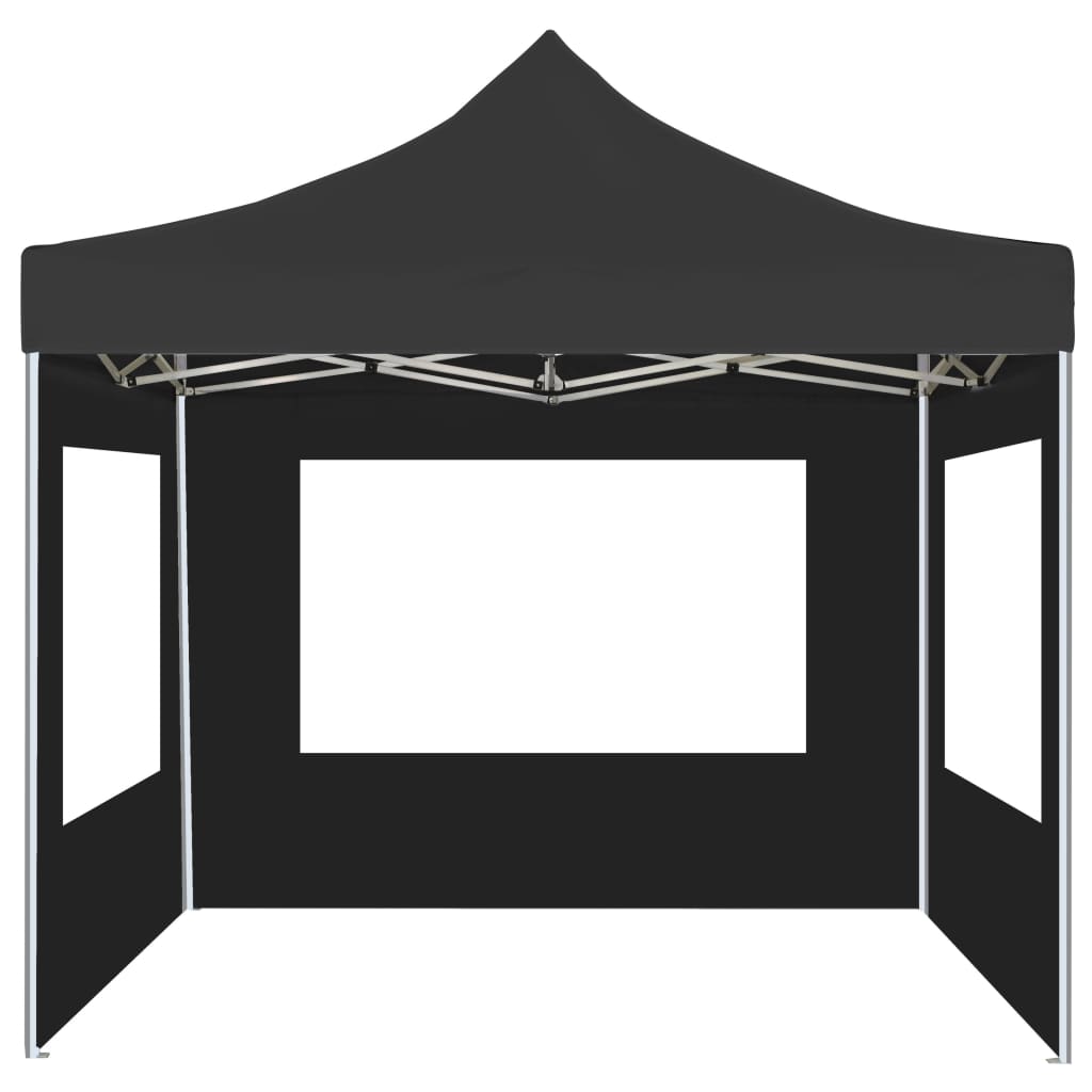 vidaXL Professional Folding Party Tent with Walls Aluminium 2x2 m Anthracite