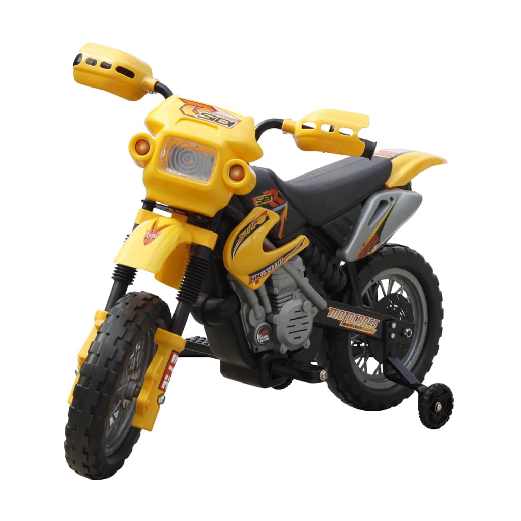 vidaXL Children Motor Yellow and Black