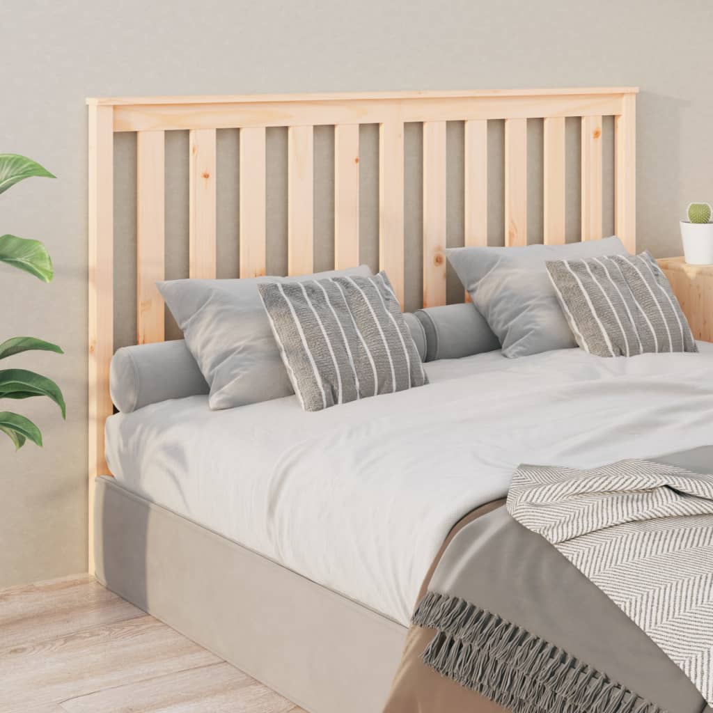 vidaXL Bed Headboard 166x6x101 cm Solid Wood Pine