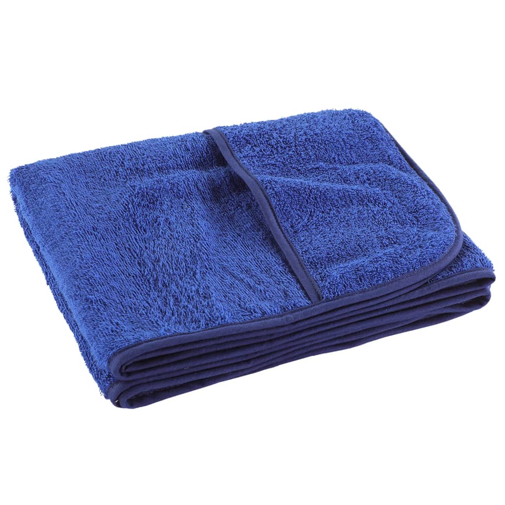 vidaXL Beach Towels 4 pcs Royal Blue 60x135 cm Fabric 400 GSM