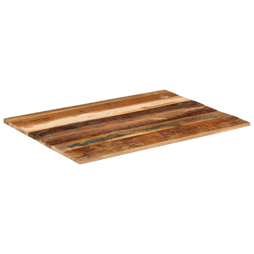 vidaXL Table Top 80x60x(1.5-1.6) cm Solid Wood Reclaimed