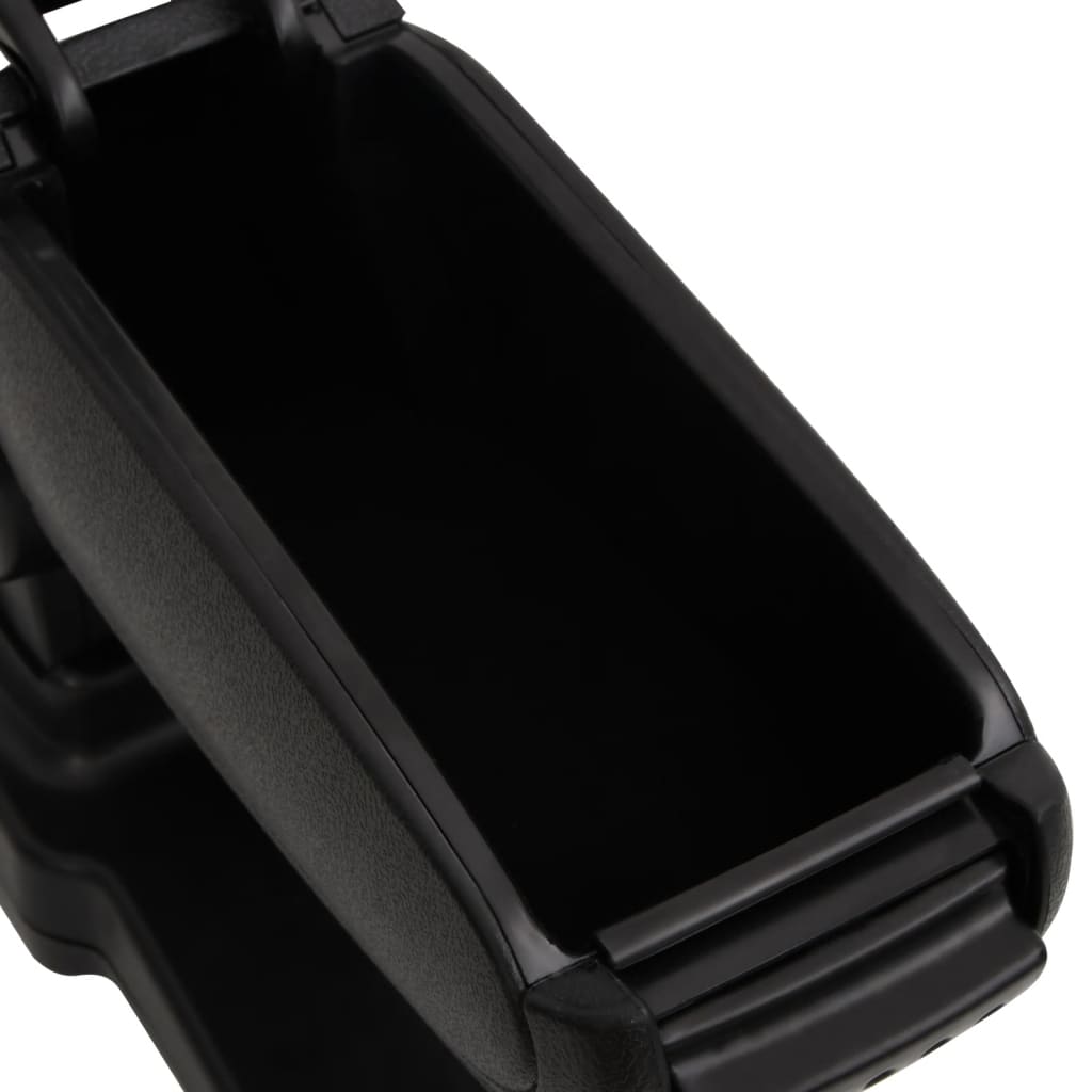 vidaXL Car Armrest Black 14.5x32x(27-46) cm ABS
