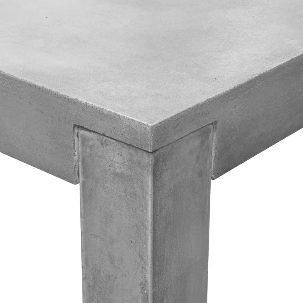 vidaXL Garden Table Grey 180x90x75 cm Concrete