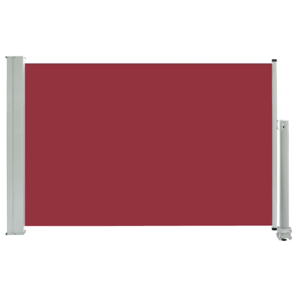vidaXL Patio Retractable Side Awning 60x300 cm Red