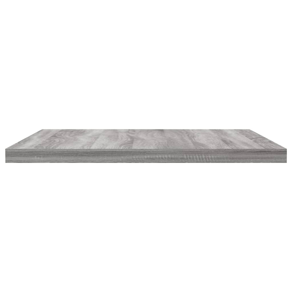 vidaXL Wall Shelves 4 pcs Grey Sonoma 40x30x1.5 cm Engineered Wood