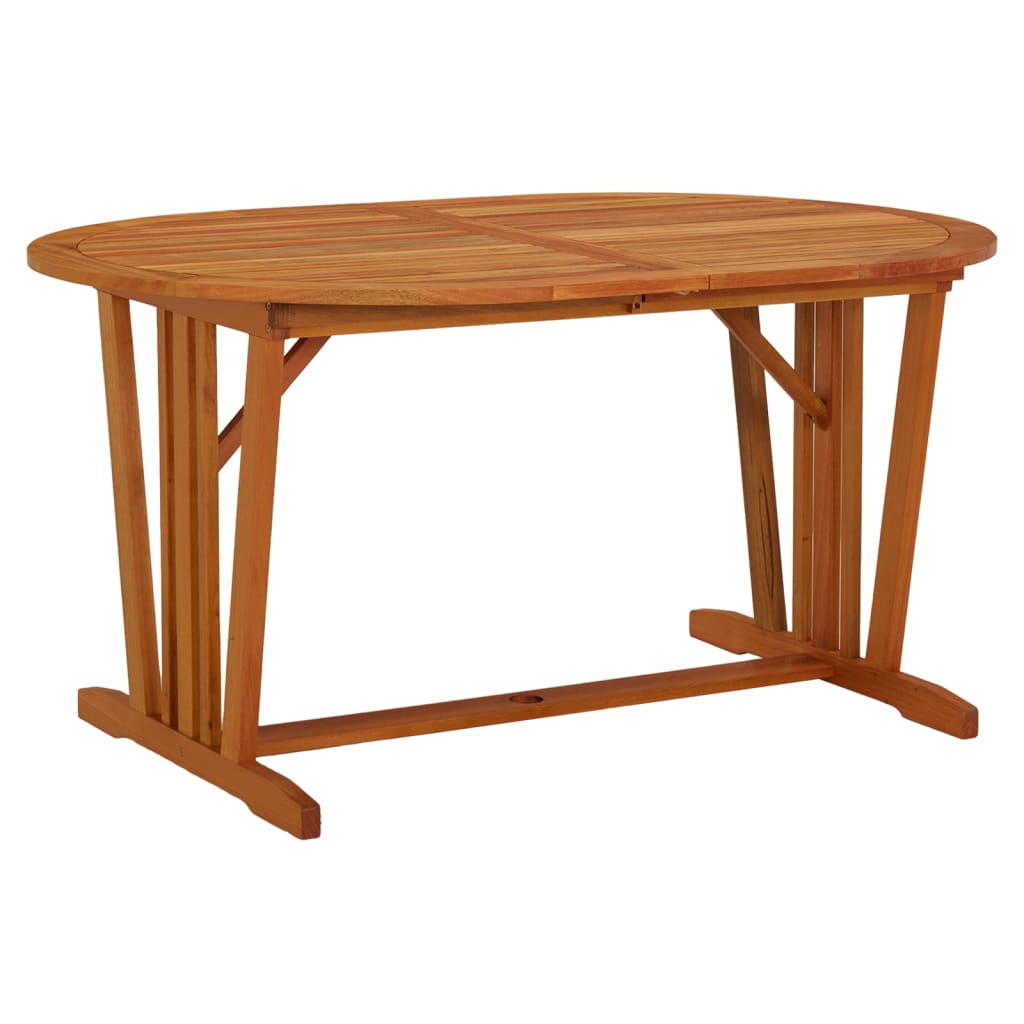 vidaXL Garden Table 200x100x75 cm Solid Wood Eucalyptus