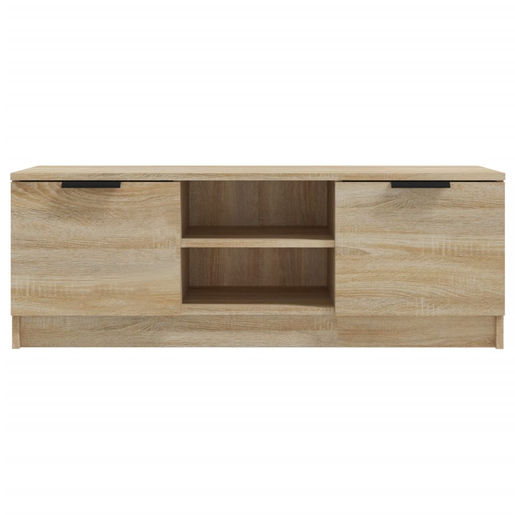 vidaXL TV Cabinet Sonoma Oak 102x35x36.5 cm Engineered Wood
