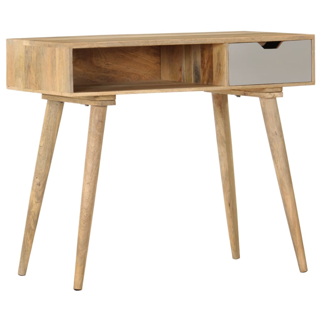 vidaXL Console Table 89x44x76 cm Solid Mango Wood
