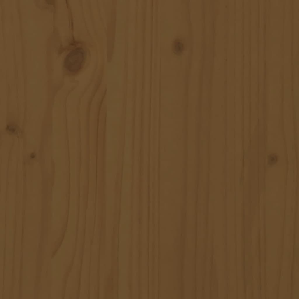 vidaXL Garden Middle Sofa Honey Brown 120x80 cm Solid Wood Pine