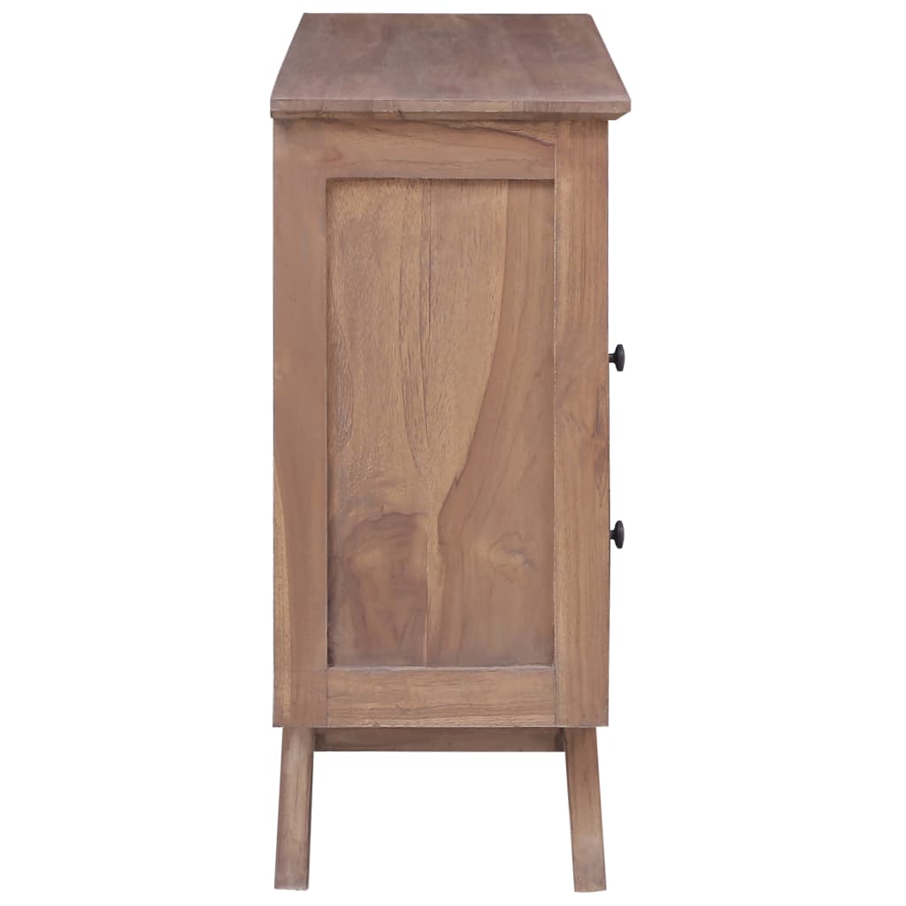 vidaXL Sideboard 100x30x68 cm Solid Teak Wood
