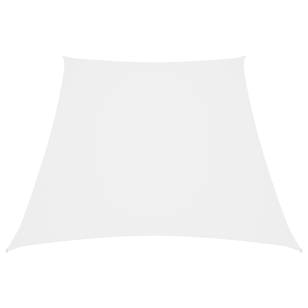 vidaXL Sunshade Sail Oxford Fabric Trapezium 4/5x4 m White