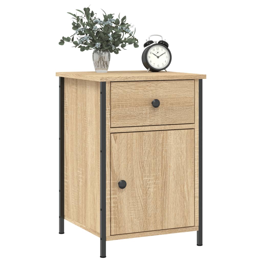 vidaXL Bedside Cabinet Sonoma Oak 40x42x60 cm Engineered Wood