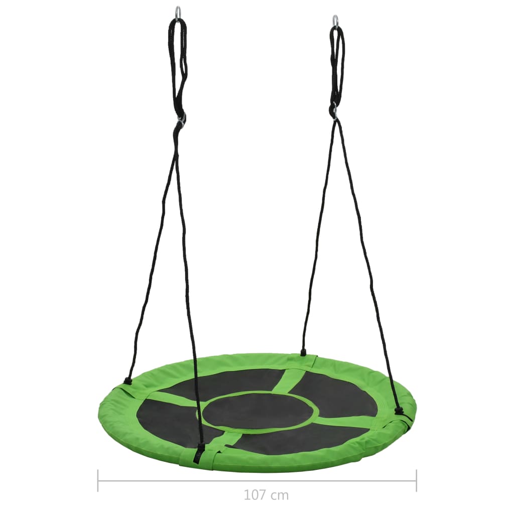 vidaXL Swing 110 cm 100 kg Green