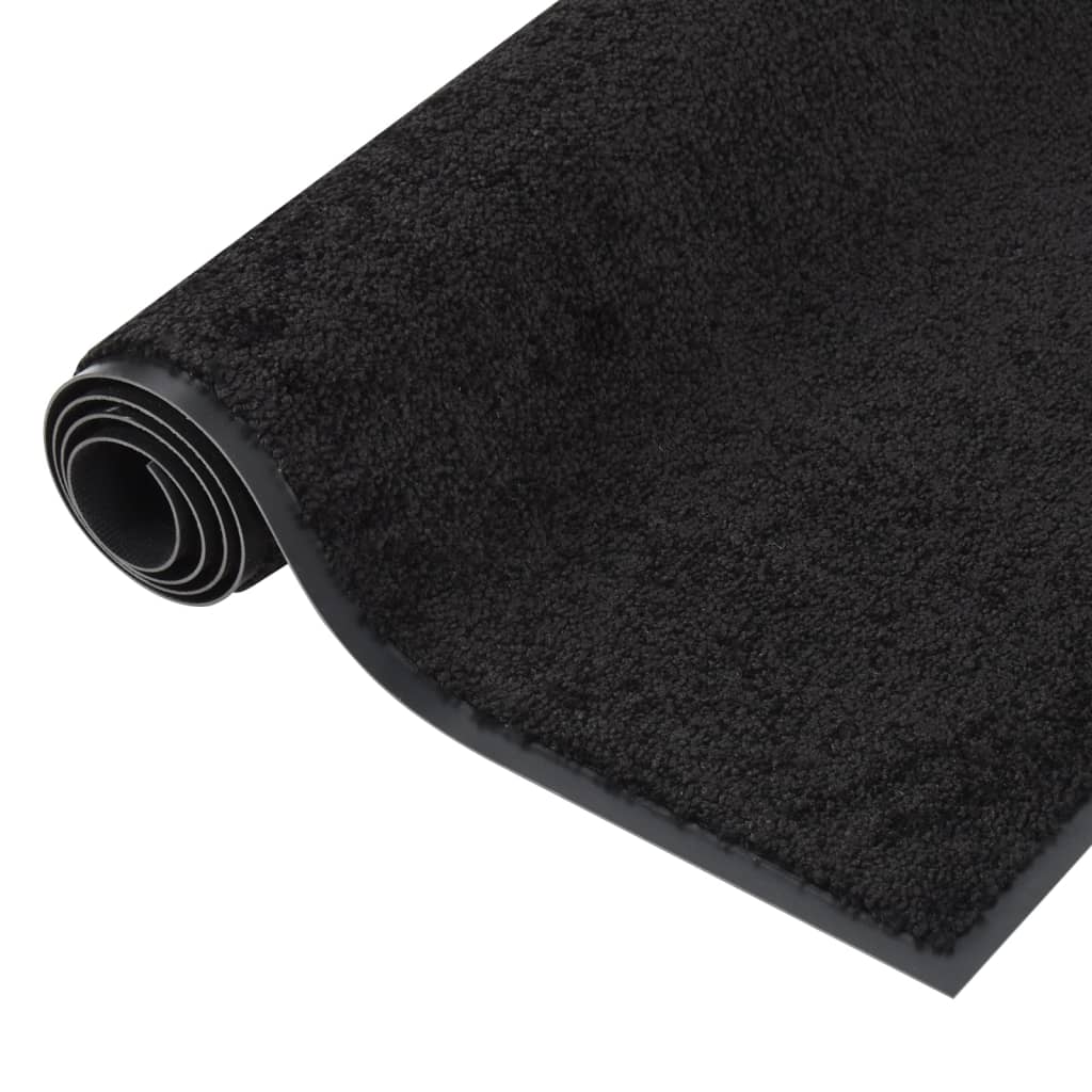 vidaXL Doormat Black 40x60 cm