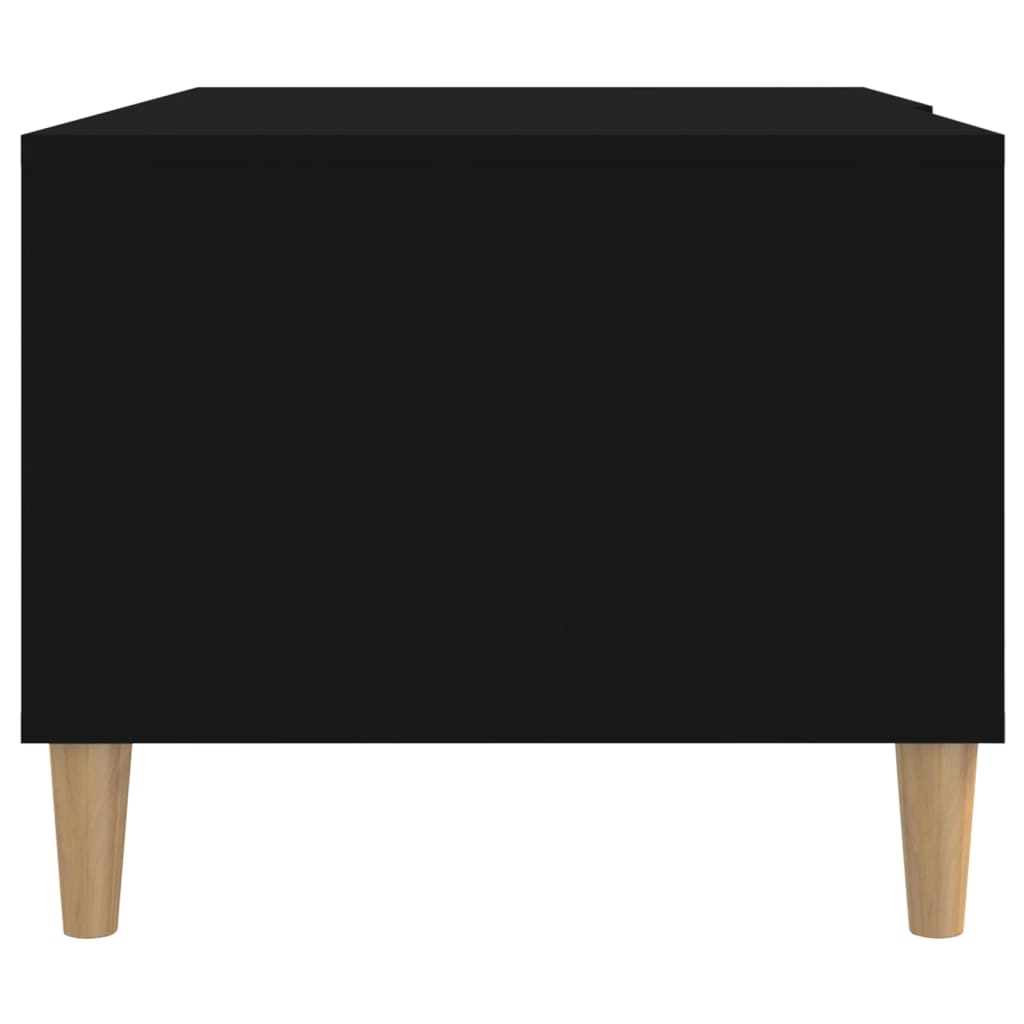 vidaXL Coffee Table Black 89,5x50x40 cm Engineered Wood