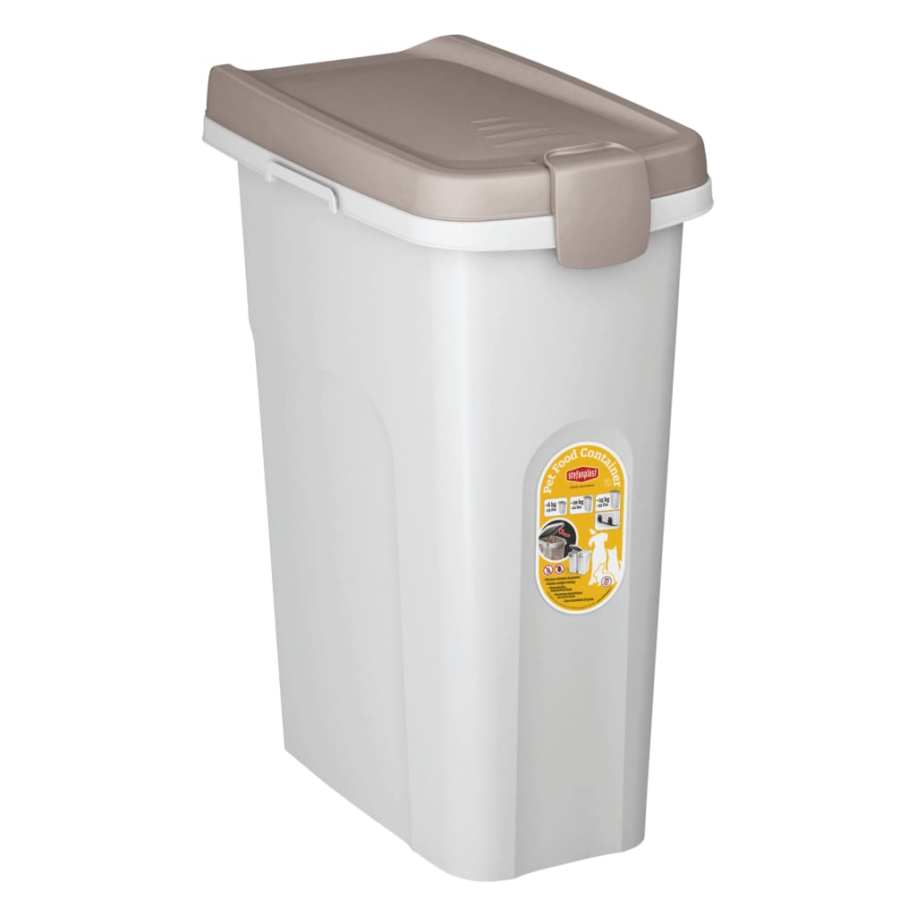 Kerbl Pet Food Container 25 L 39x24x51 cm White and Brown
