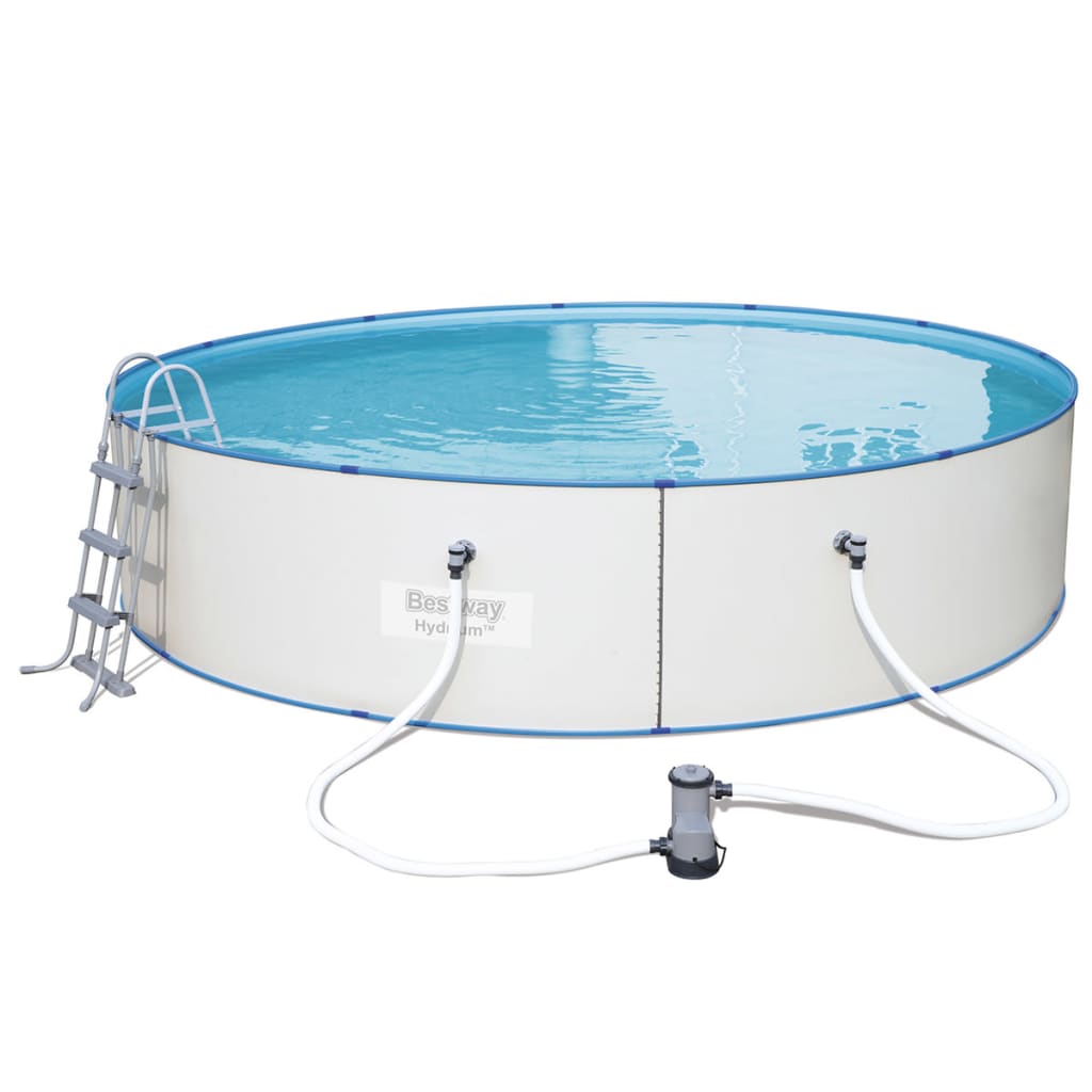 Bestway Hydrium Swimming Pool Set Steel Frame Round 460x90 cm 56386