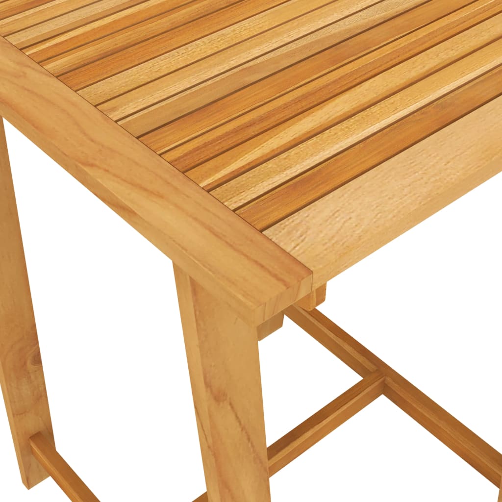 vidaXL Garden Bar Table 70x70x104 cm Solid Acacia Wood
