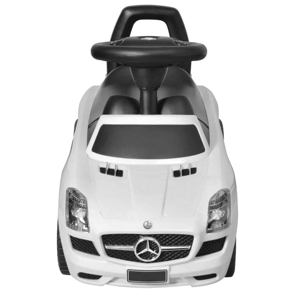 vidaXL Mercedes Benz Foot-Powered Kids Car White