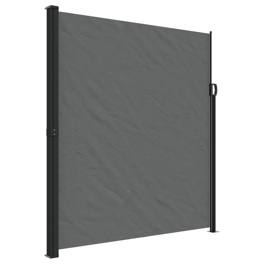 vidaXL Retractable Side Awning Anthracite 220x600 cm