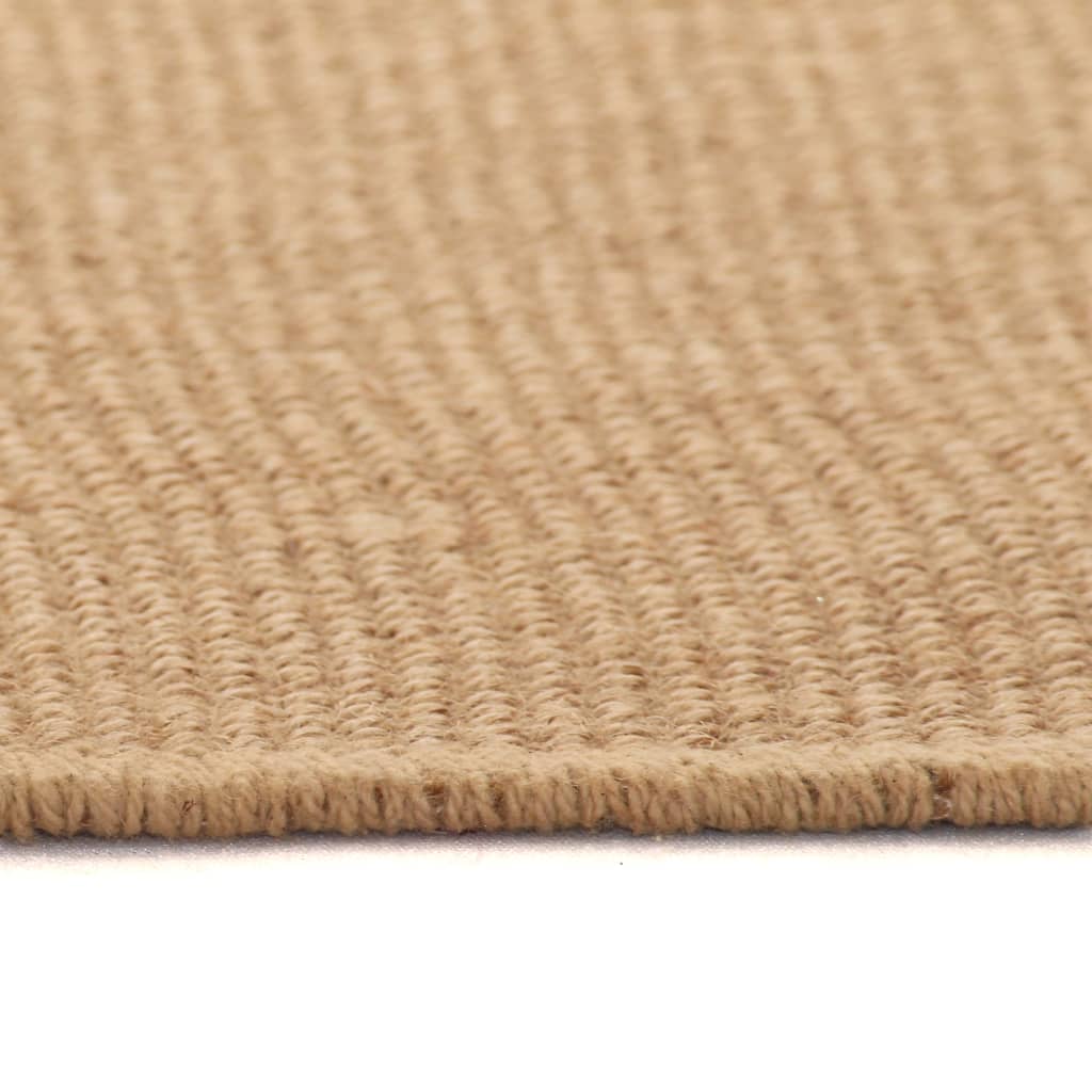 vidaXL Area Rug Jute with Latex Backing 140x200 cm Natural