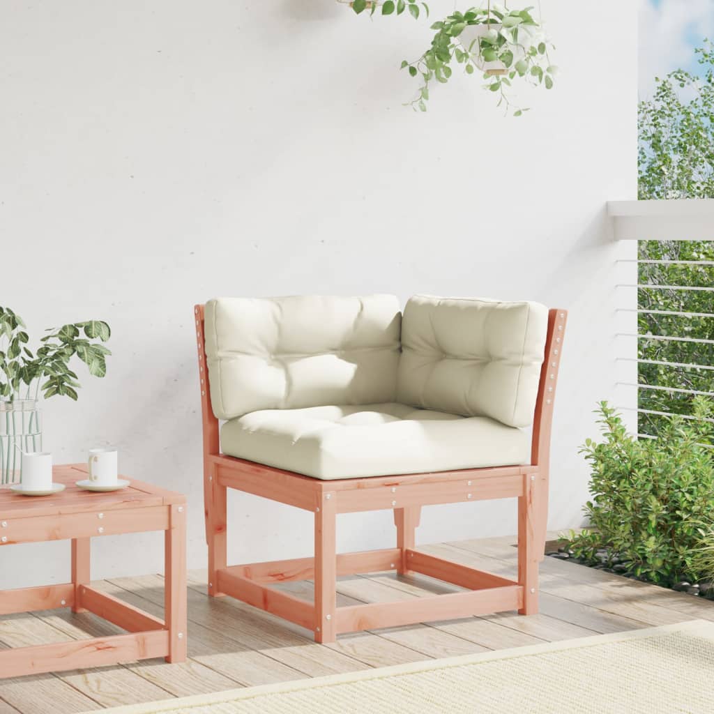 vidaXL Garden Sofa Corner with Cushions 73x73x78 cm Solid Wood Douglas