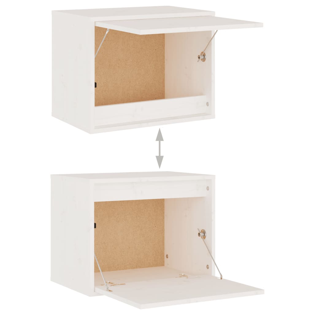 vidaXL TV Cabinets 7 pcs White Solid Wood Pine