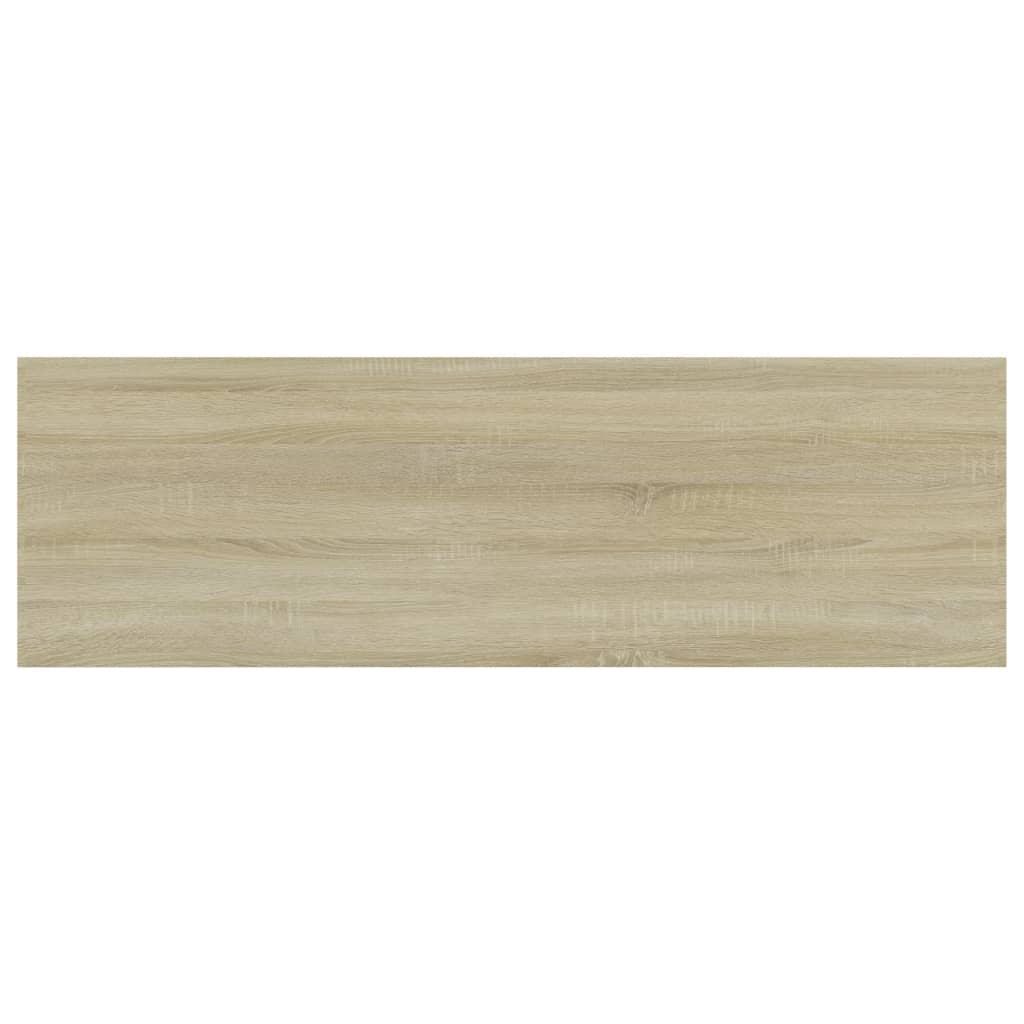 vidaXL Bookshelf Boards 4 pcs Sonoma Oak 80x20x1.5 cm Engineered Wood