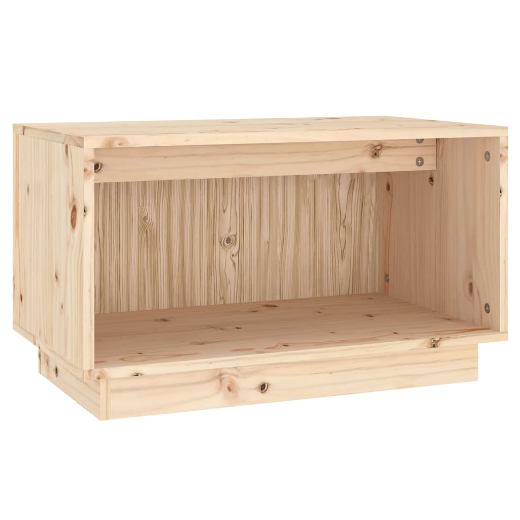 vidaXL TV Cabinet 60x35x35 cm Solid Wood Pine