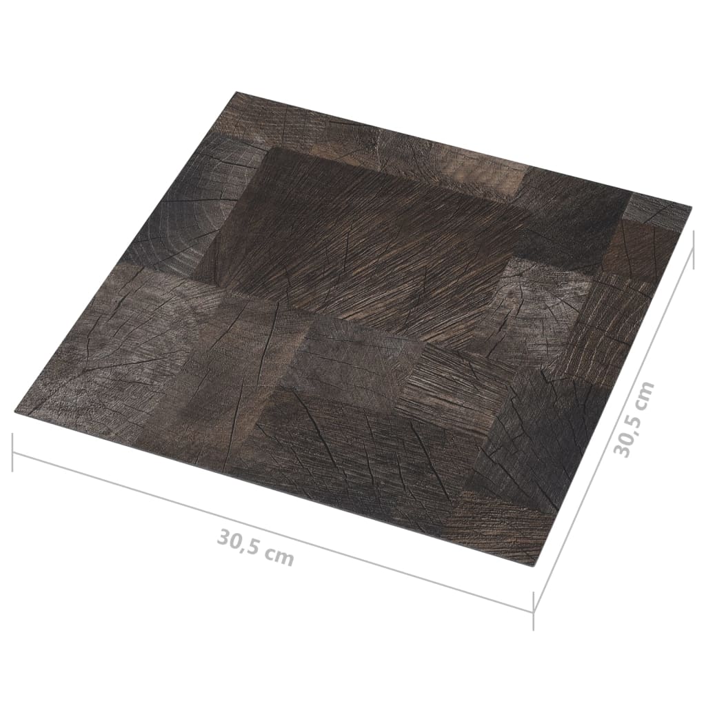 vidaXL Self-adhesive Flooring Planks 20 pcs PVC 1.86 m² Wood Structure