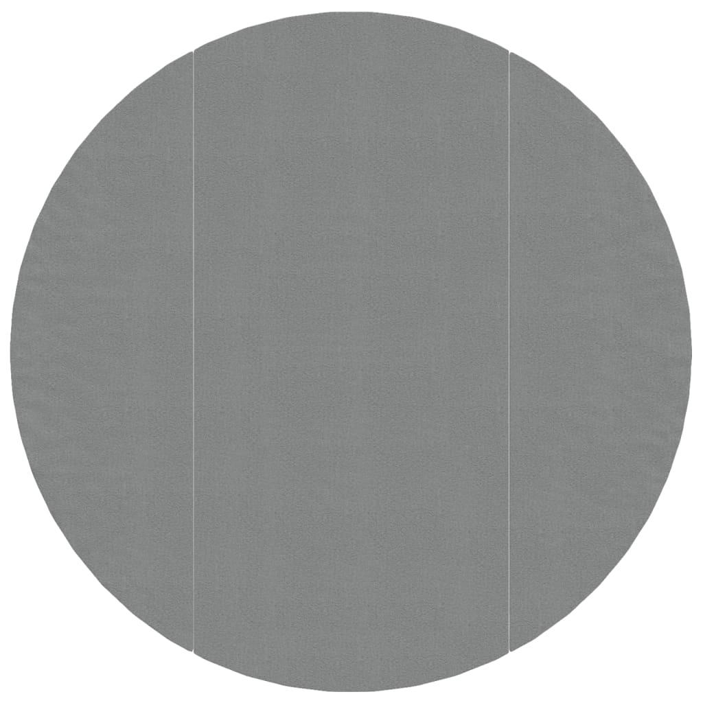 vidaXL Pool Ground Cloth Light Grey Ø306 cm Polyester Geotextile