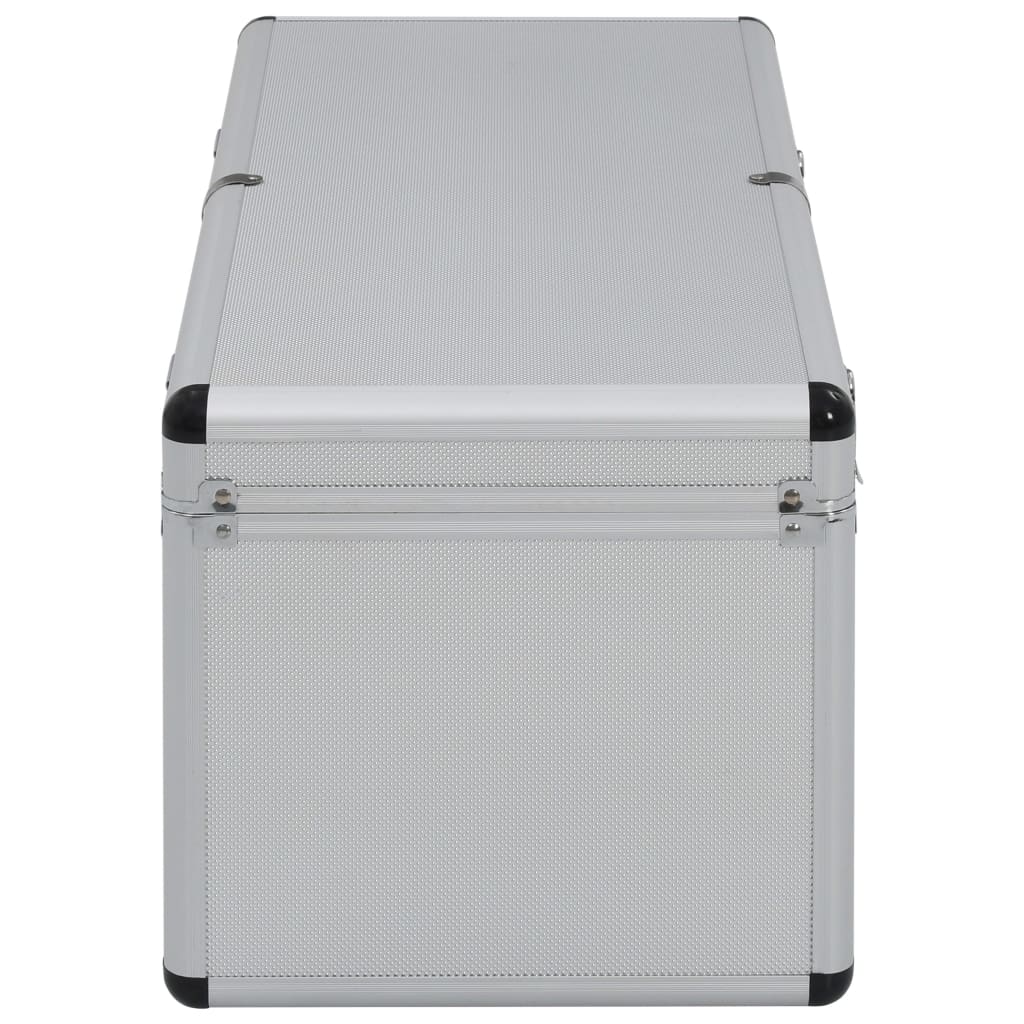 vidaXL Storage Cases 2 pcs Silver Aluminium