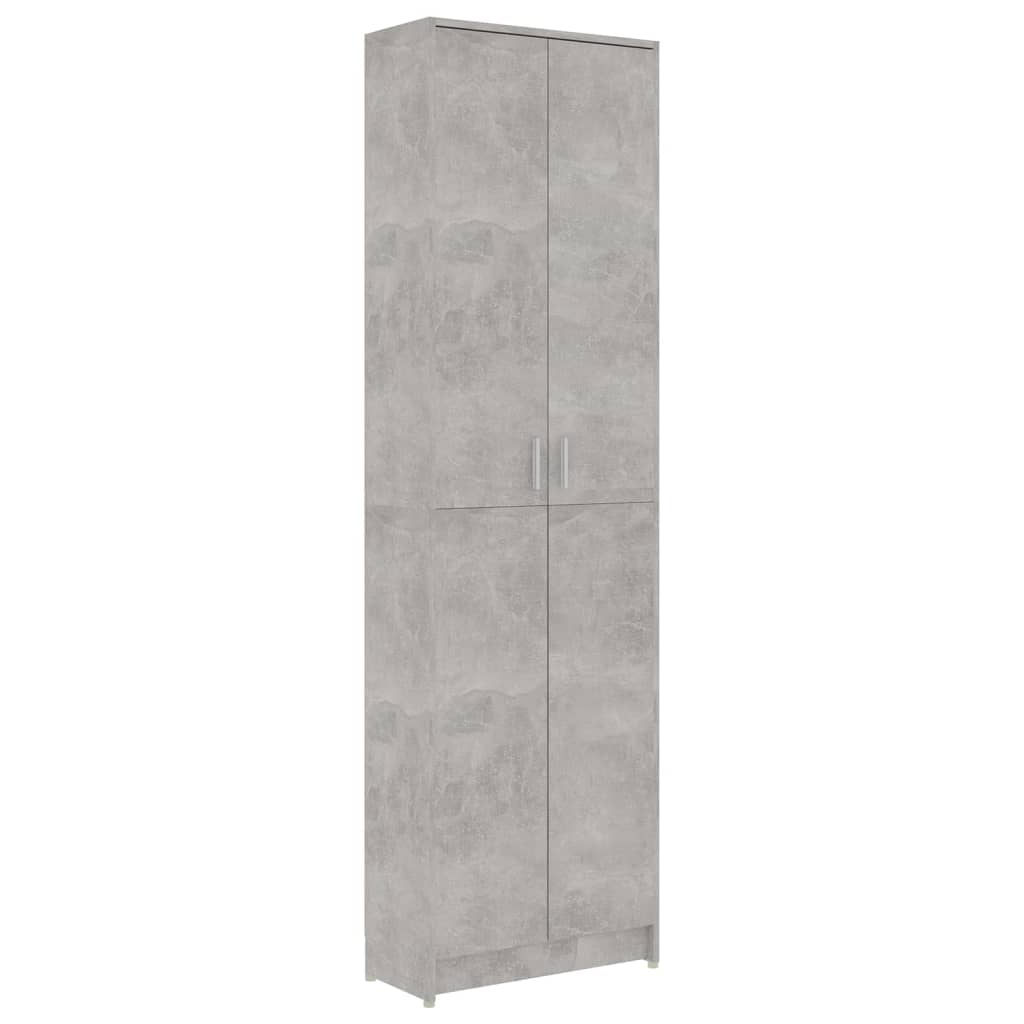 vidaXL Hallway Wardrobe Concrete Grey 55x25x189 cm Chipboard